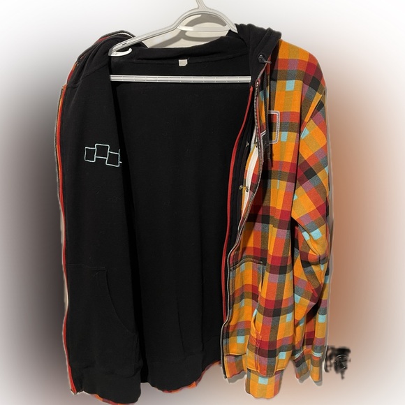 Foursquare Vintage Removable Snap Button Liner Snowboard Men’s Sweater - Small - Picture 3 of 4